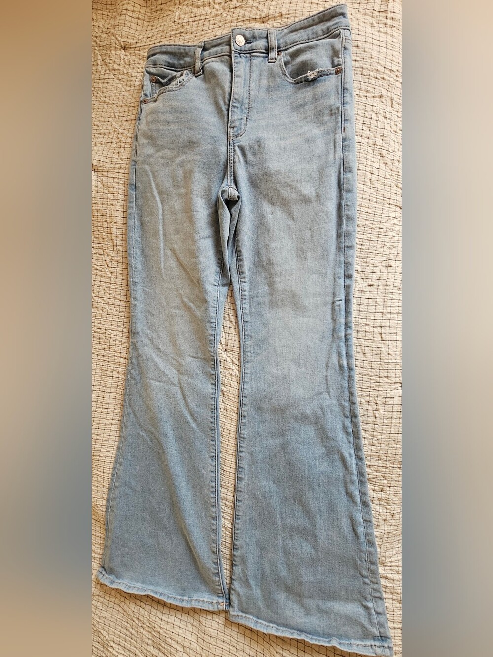 American Eagle Flare Jeans 8 Regular - Picture 2 of 6